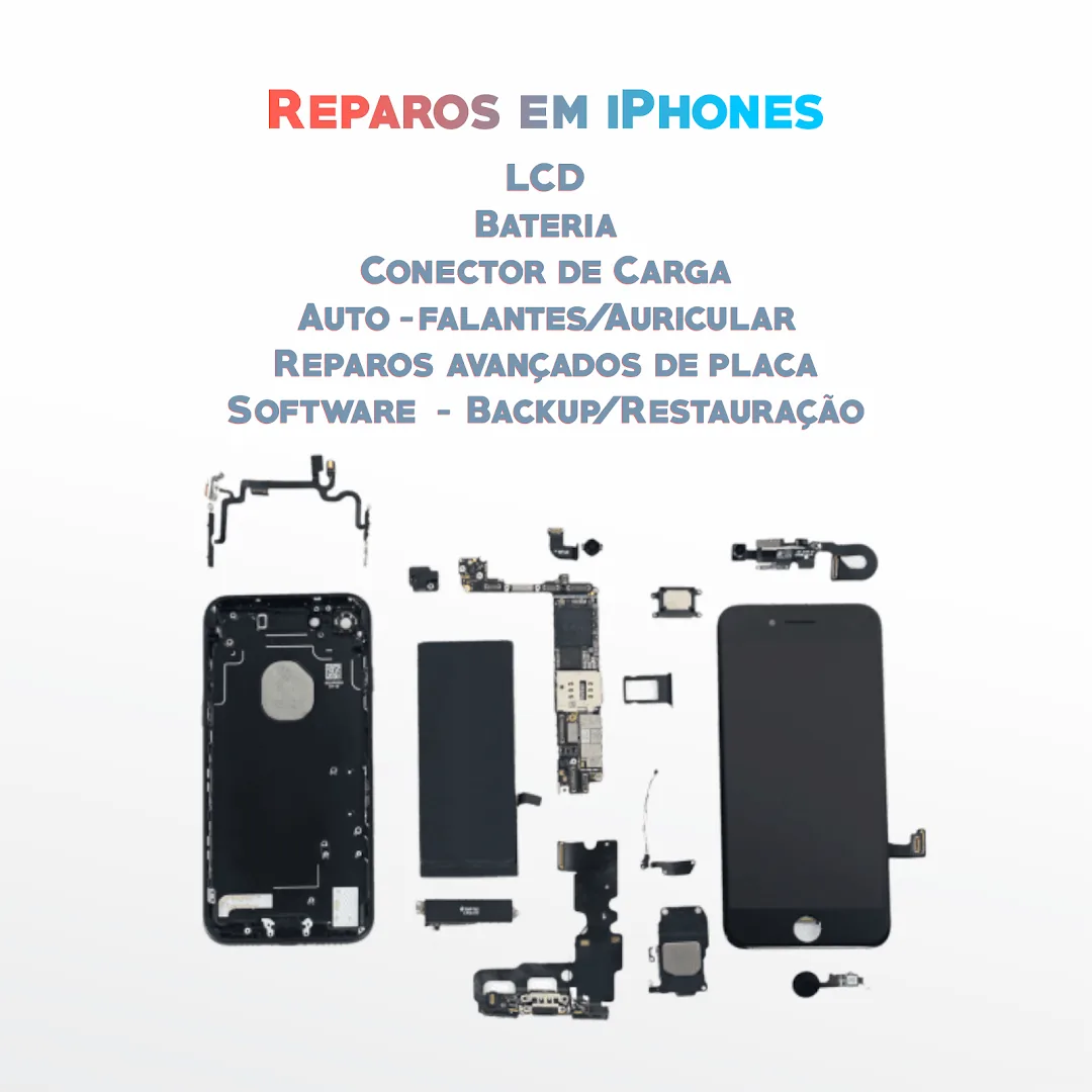 Reparos em iPhones — serviços disponíveis